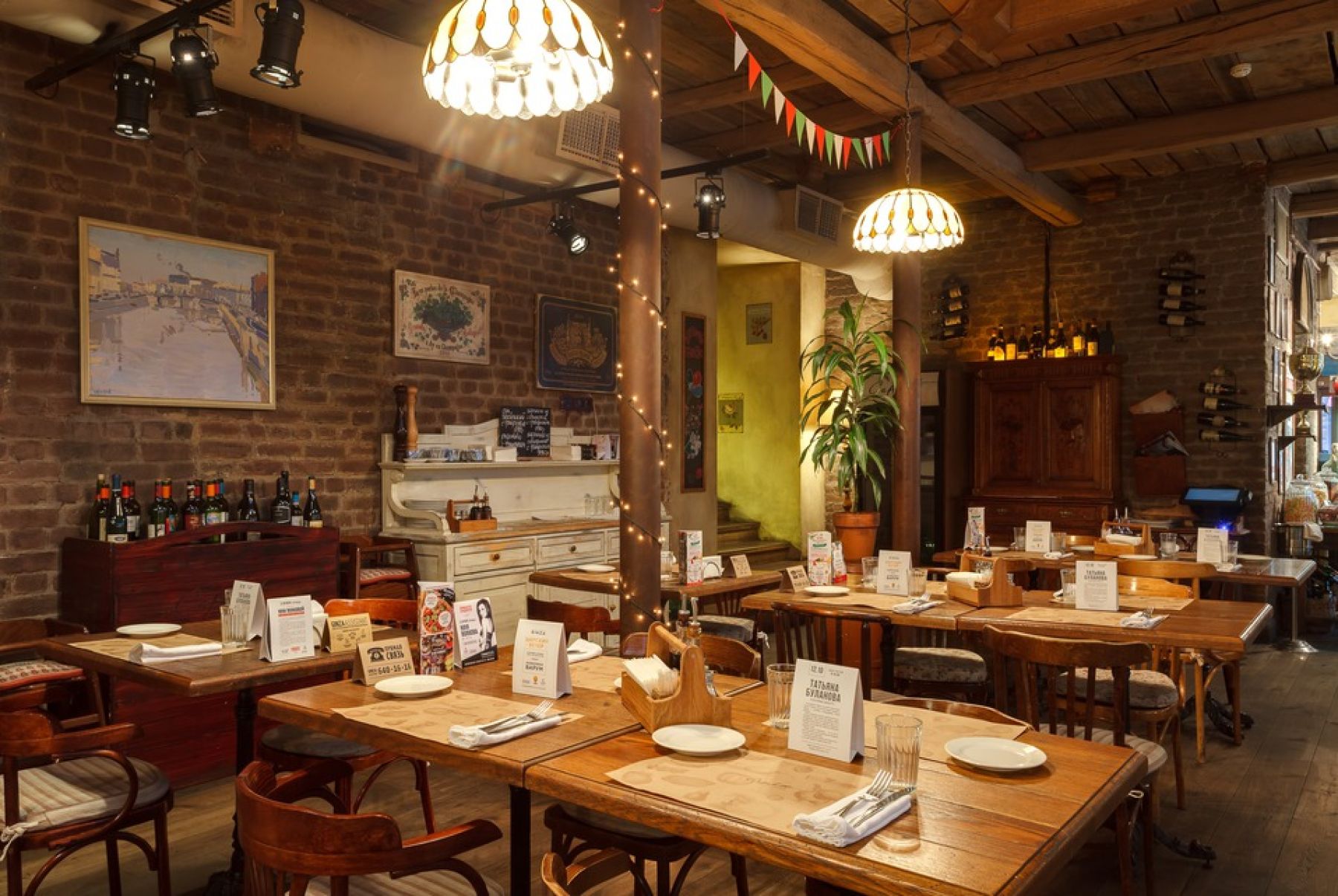 Итальянский ресторан Capuletti - интерьер