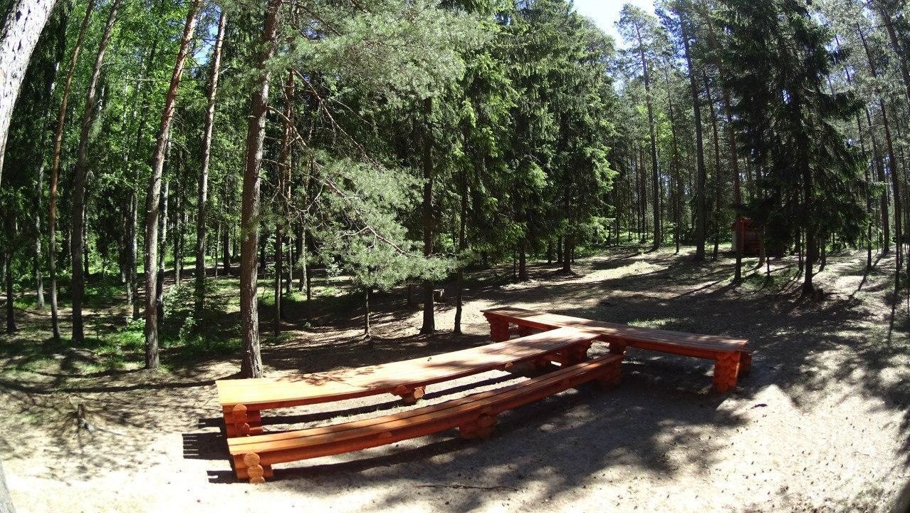 Детская зона в беседке на базе отдыха