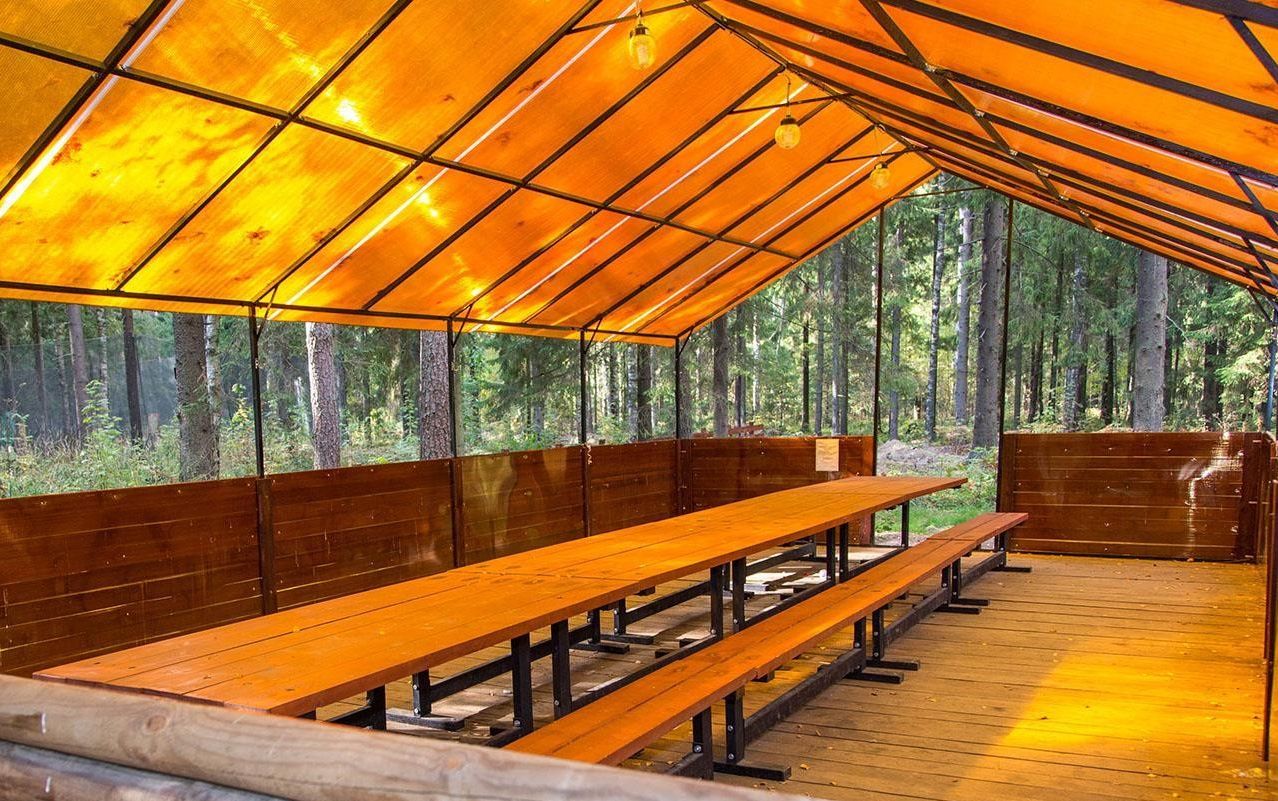 Оборудование беседки для мероприятий