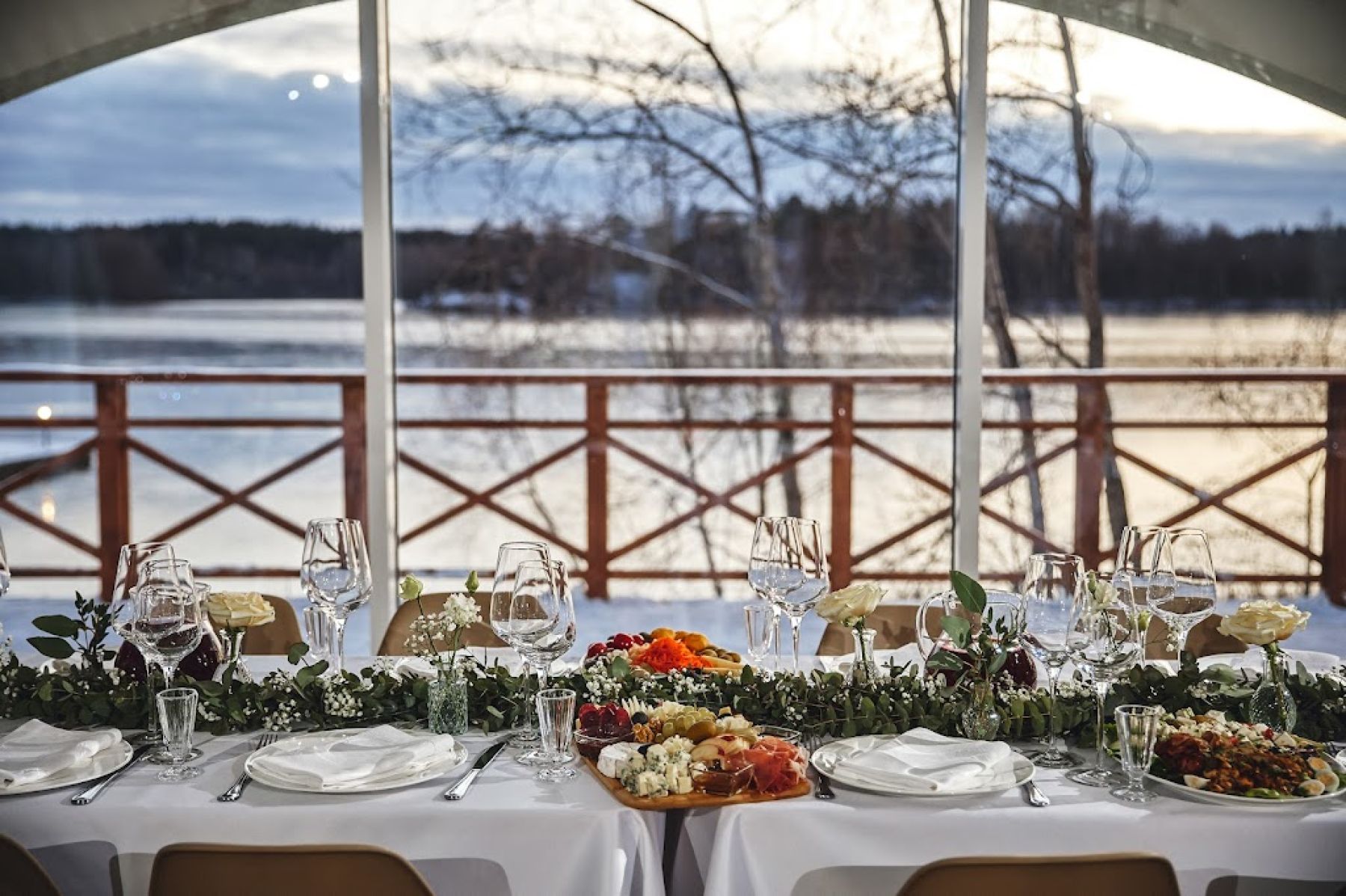Банкетный зал в загородном комплексе Богатыри
