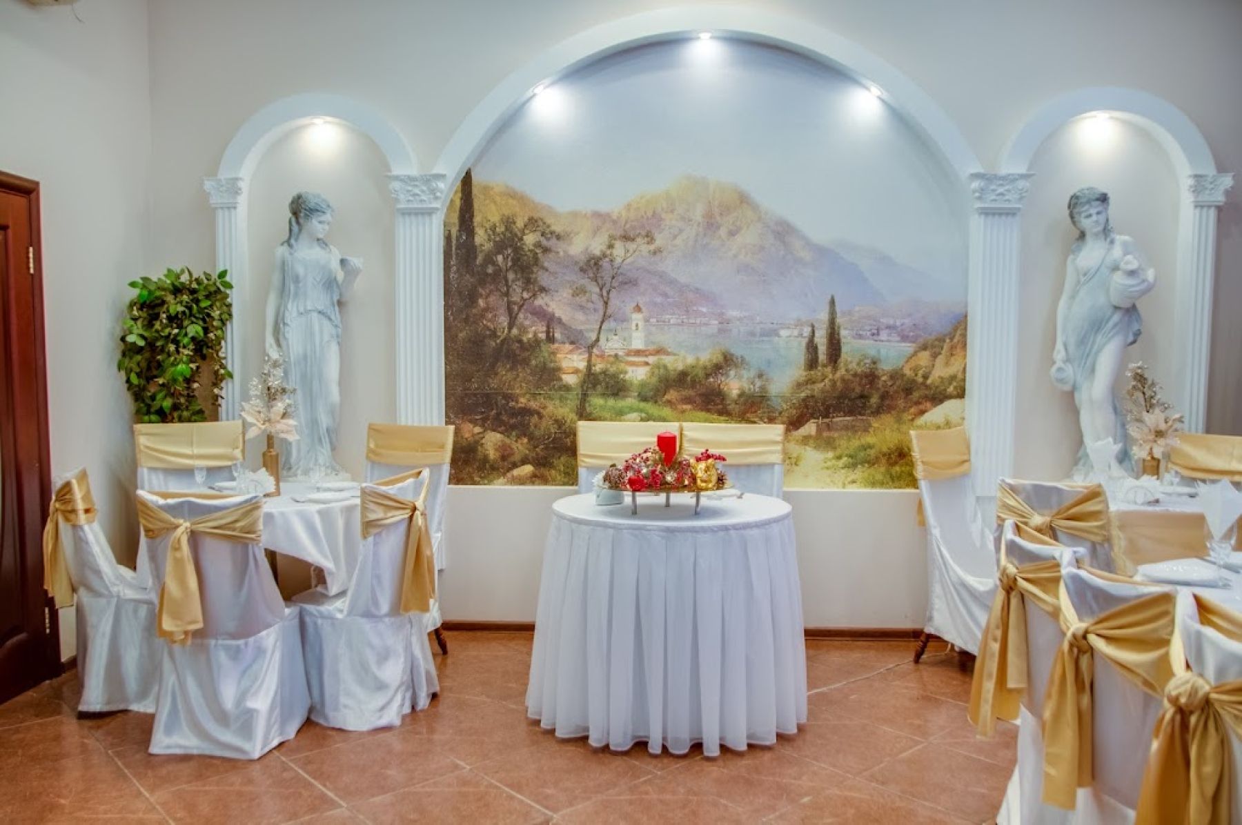 Выбор блюд в кафе Olimpiya