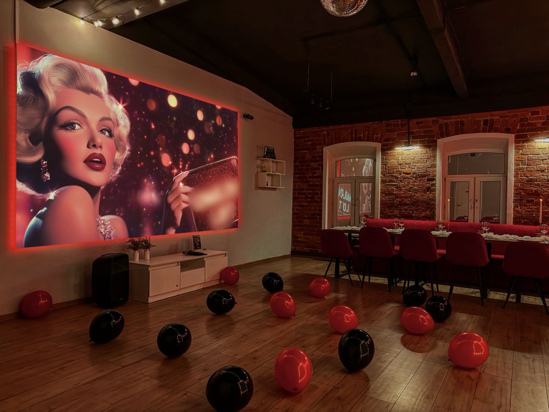 Интерьер лофта Кинозвезда