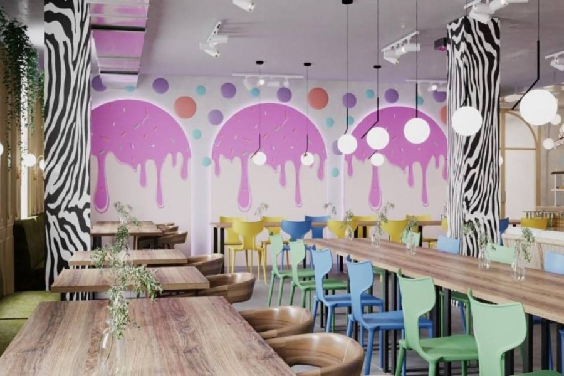 Интерьер праздничного пространства «Солнечный город»