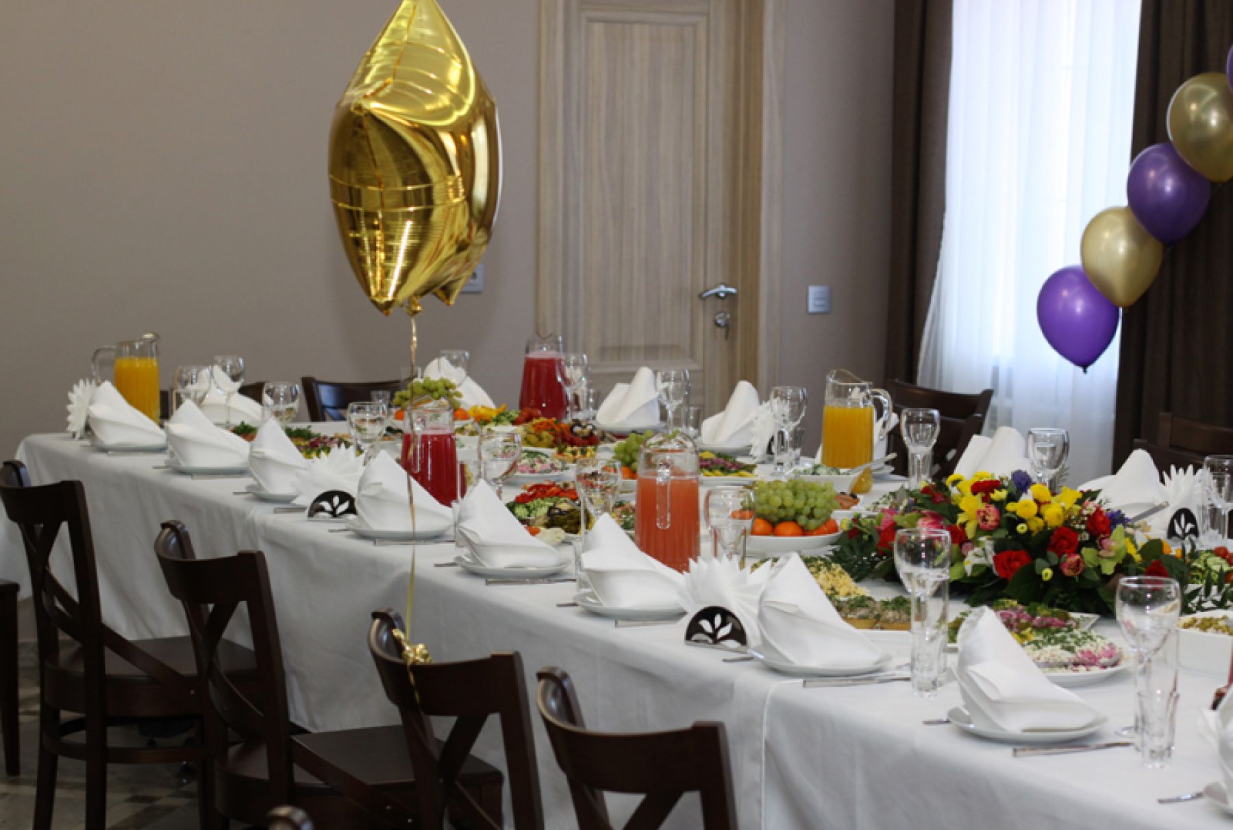 Оформление торжества в Гатчине