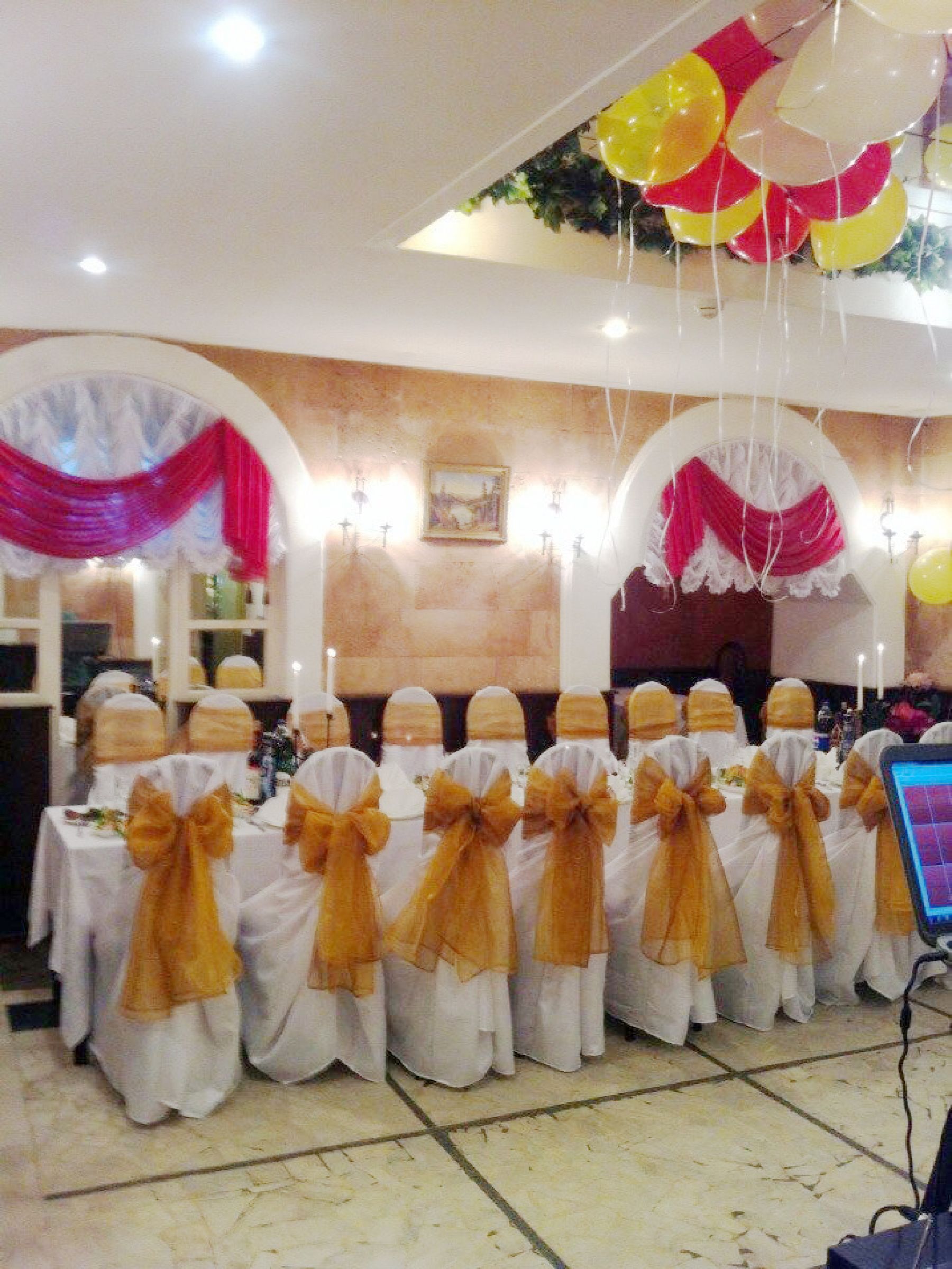 Праздничное оформление зала Дюк