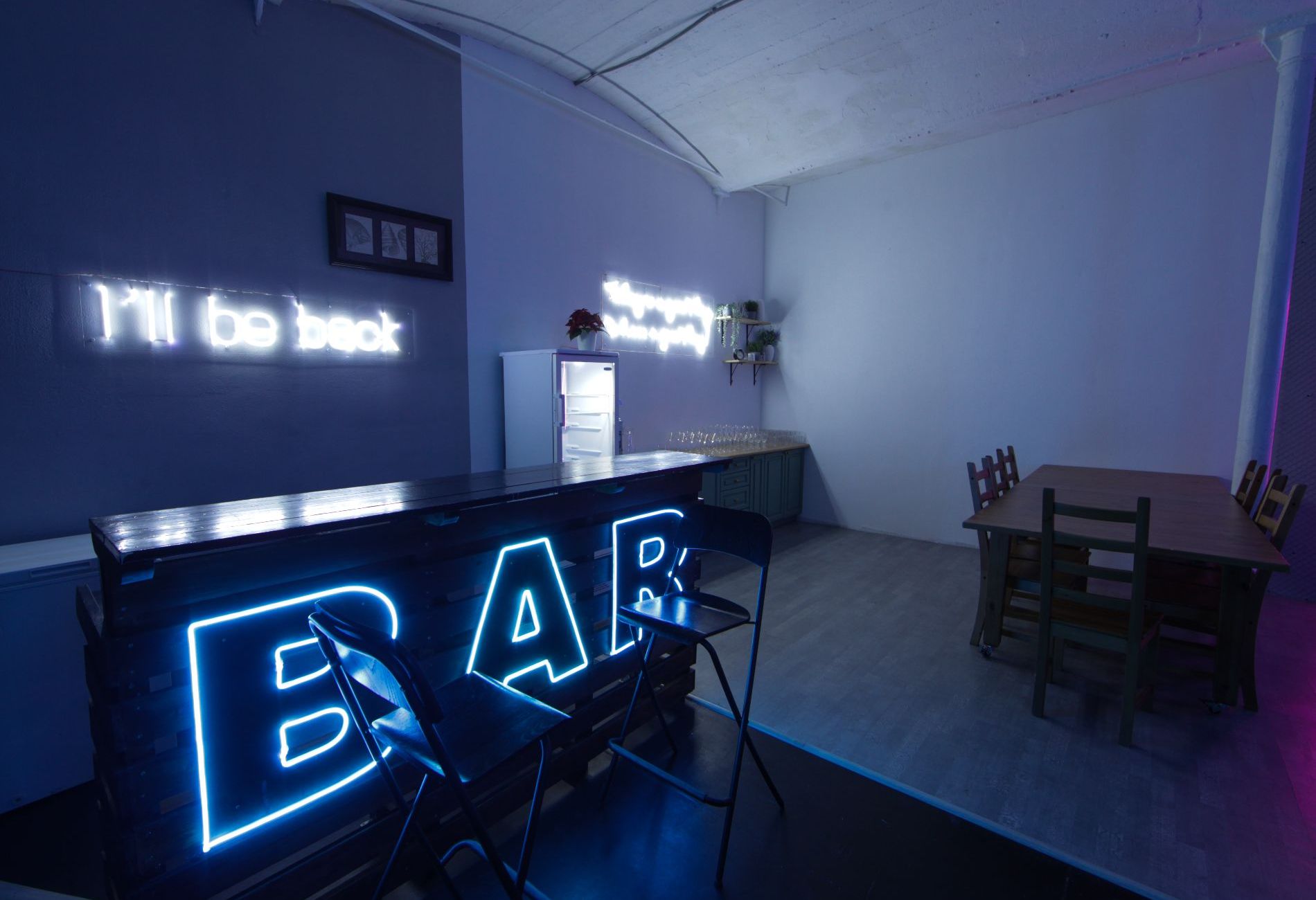 Современное оборудование для развлечений в лофте