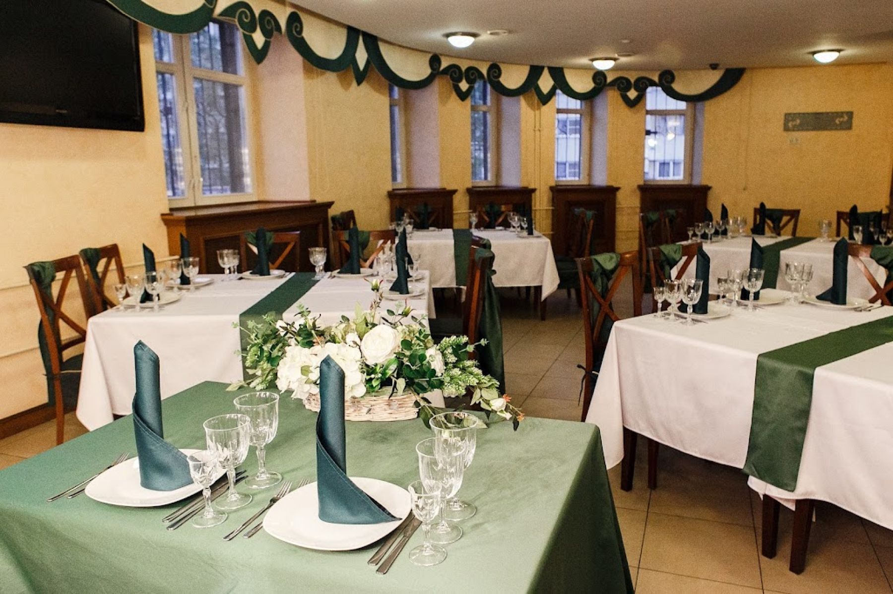 Развлекательные элементы в банкетном зале