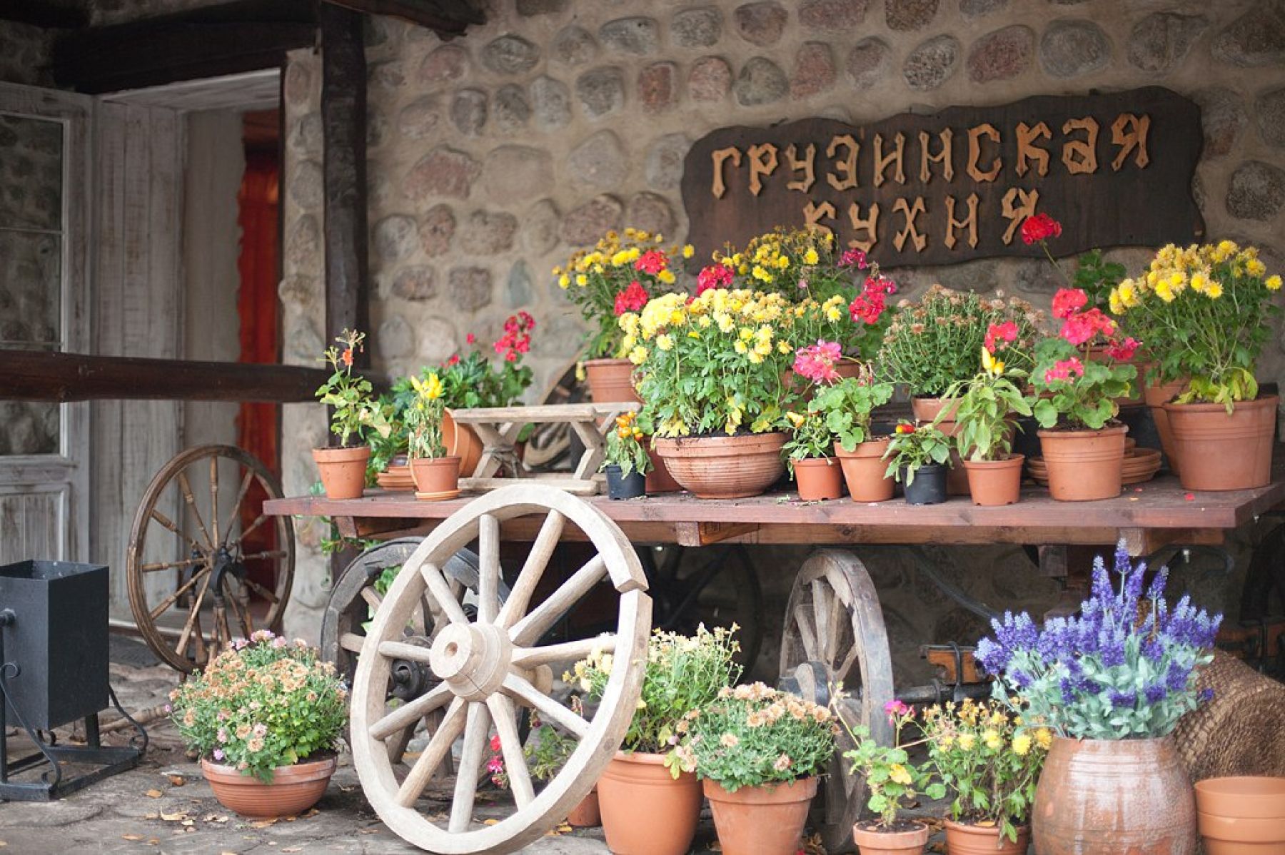 Ресторан с кухней разных народов в «Старая Мельница»