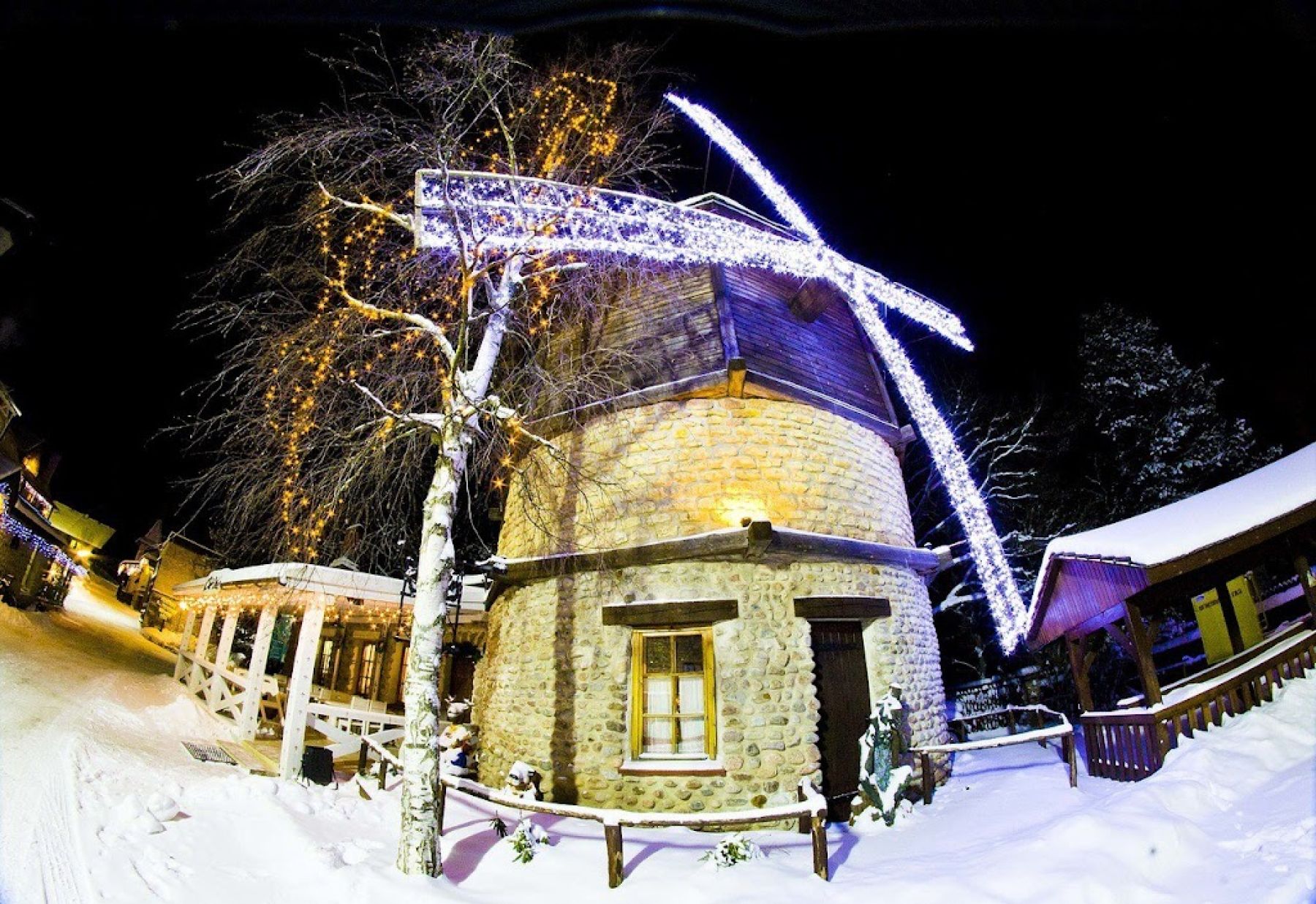 Вид на зал для мероприятий в «Старая Мельница»