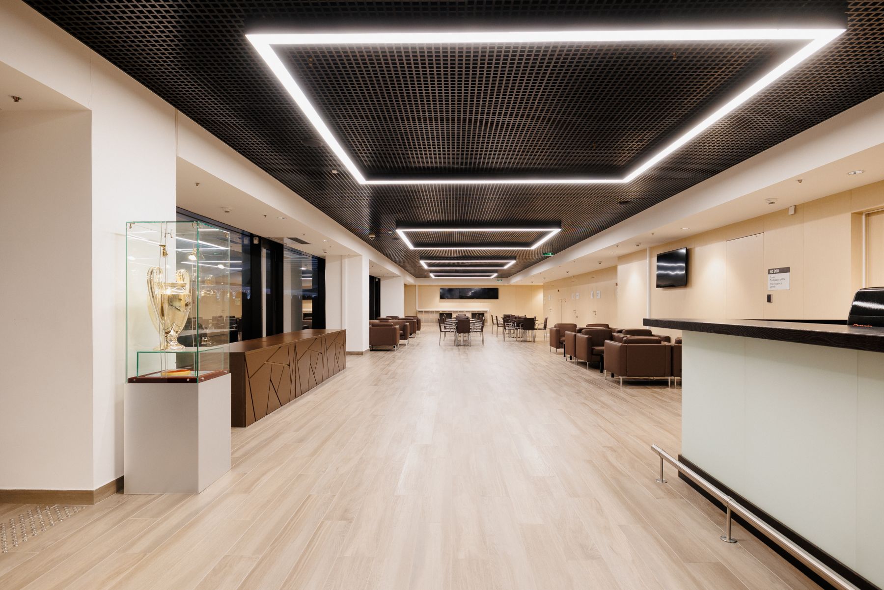 Интерьер площадки для мероприятий в Лужниках