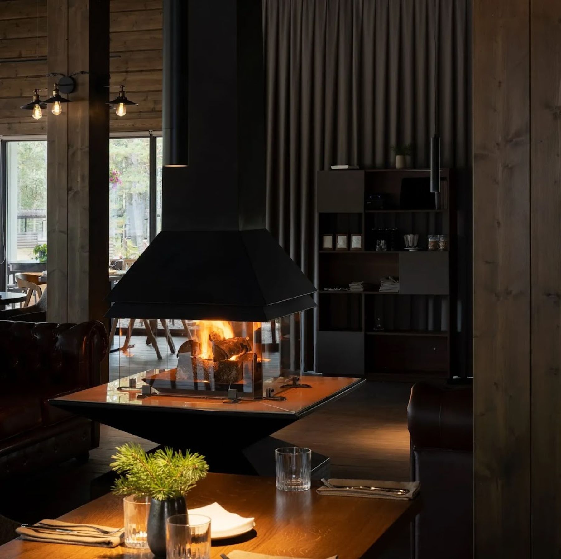 Зал ресторана «Лес» для мероприятий