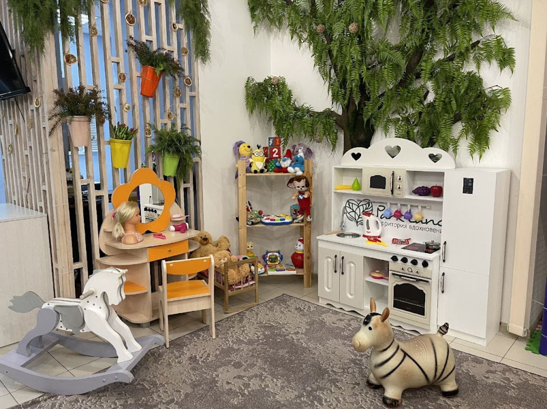 Кухонная зона в Park Land для детских мероприятий