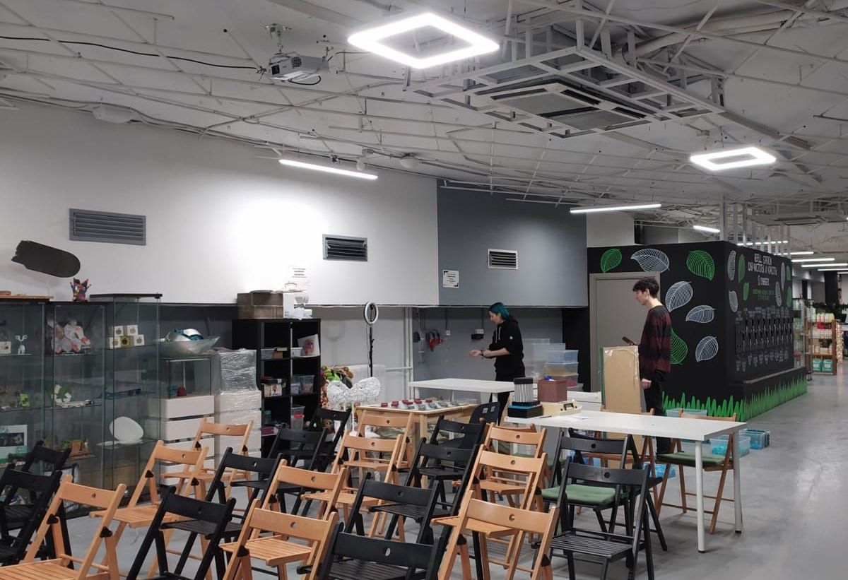 Зал для мероприятий в экоцентре Сборка, Москва