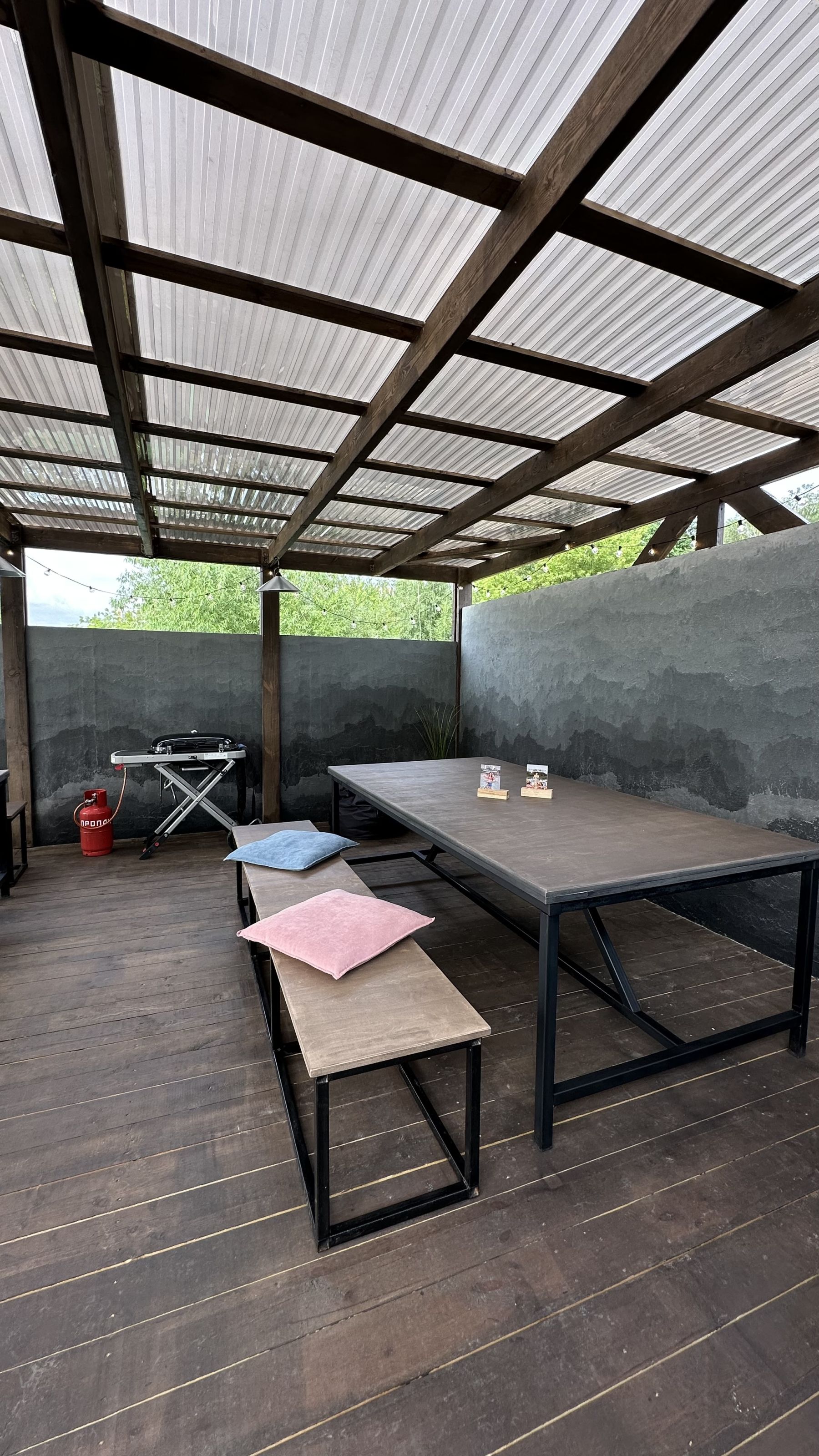 Солнечная терраса с зоной для отдыха