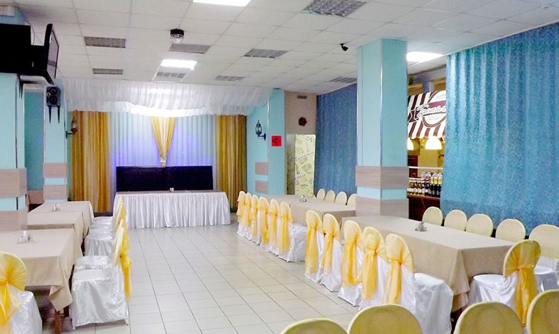 Музыкальное оборудование в банкетном зале "Бешамель"