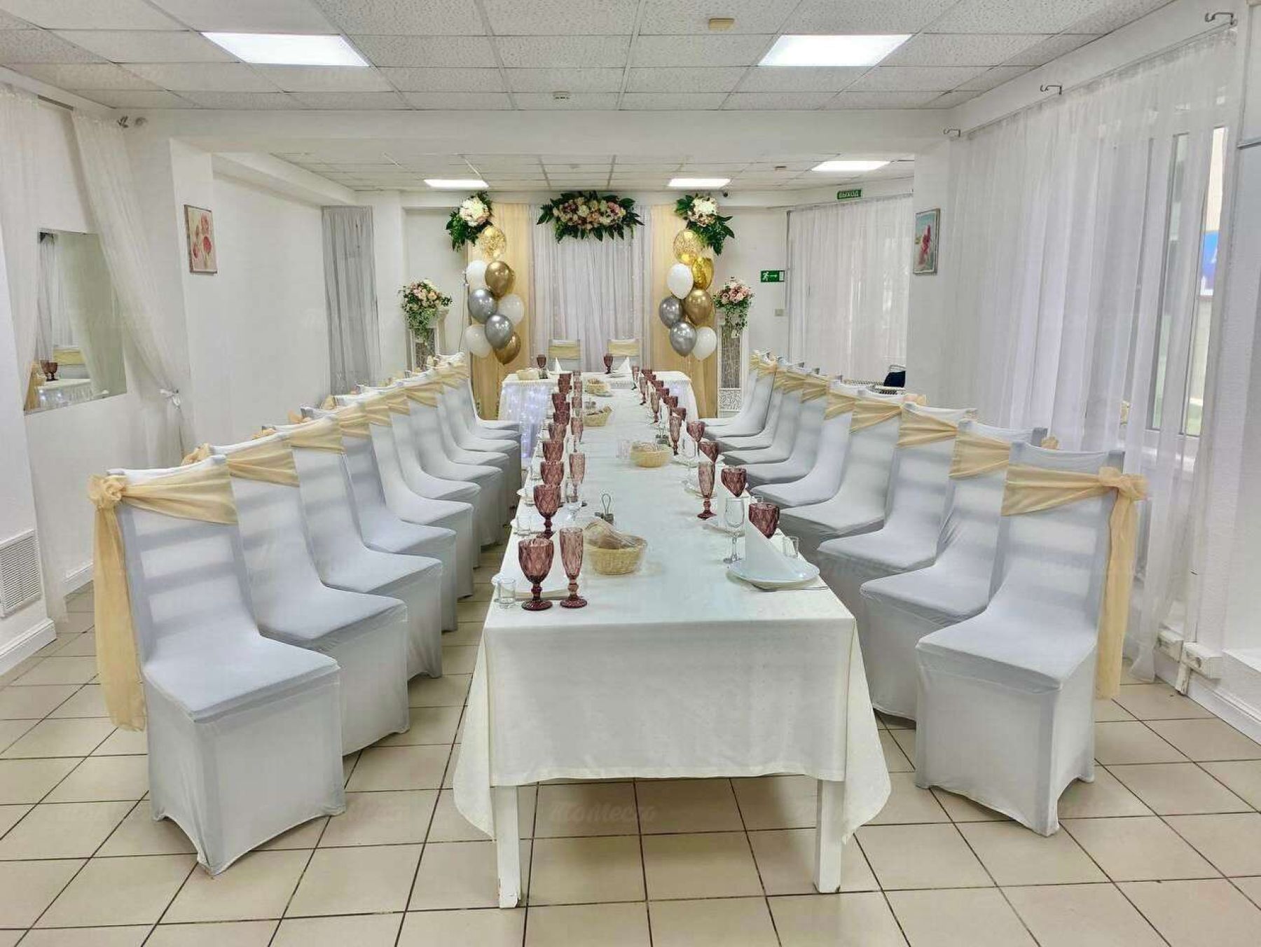 Ресторан Любава - праздничное оформление