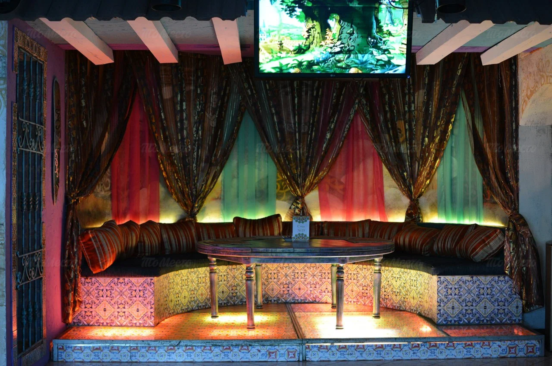 Интерьер ресторана Marrakech в Челябинске