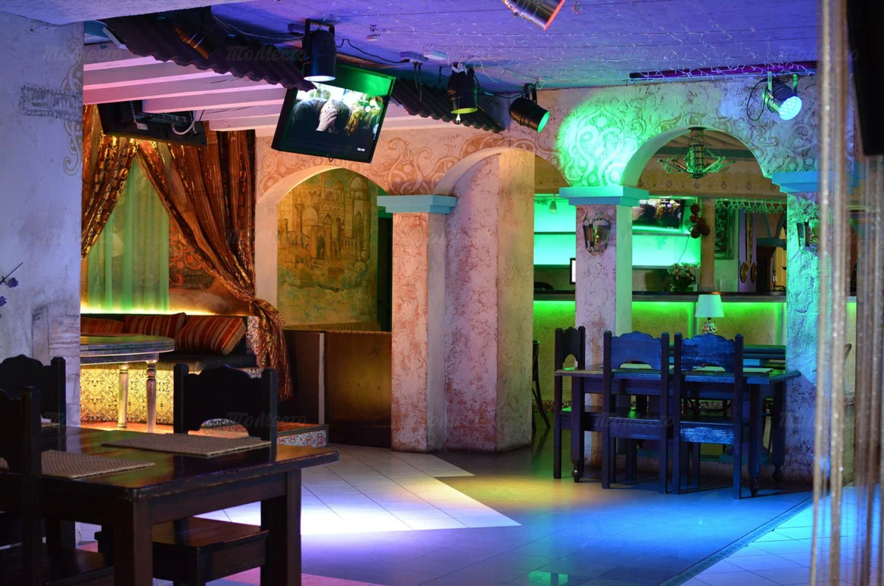 Восточный декор ресторана Marrakech