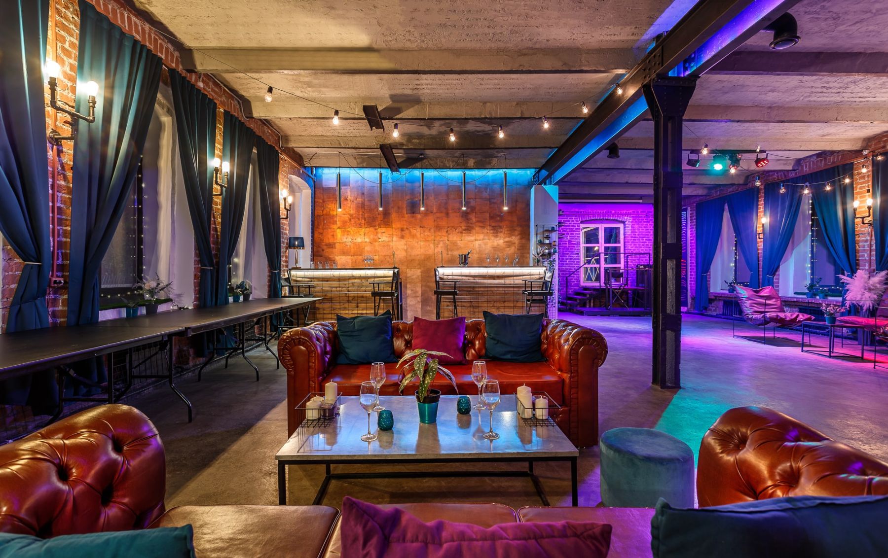 Интерьер лофта CUPRUM