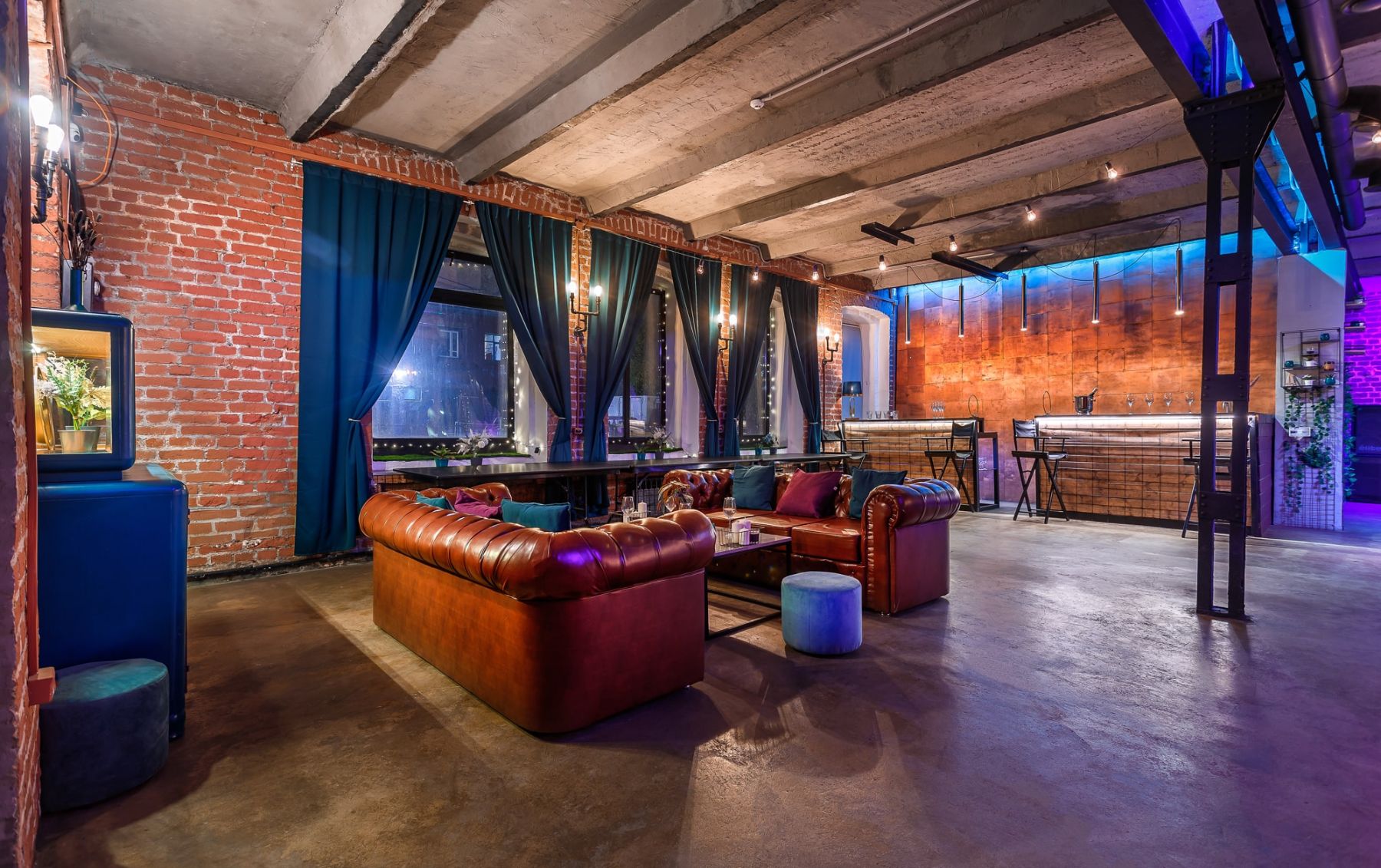 Зал лофта CUPRUM для мероприятий