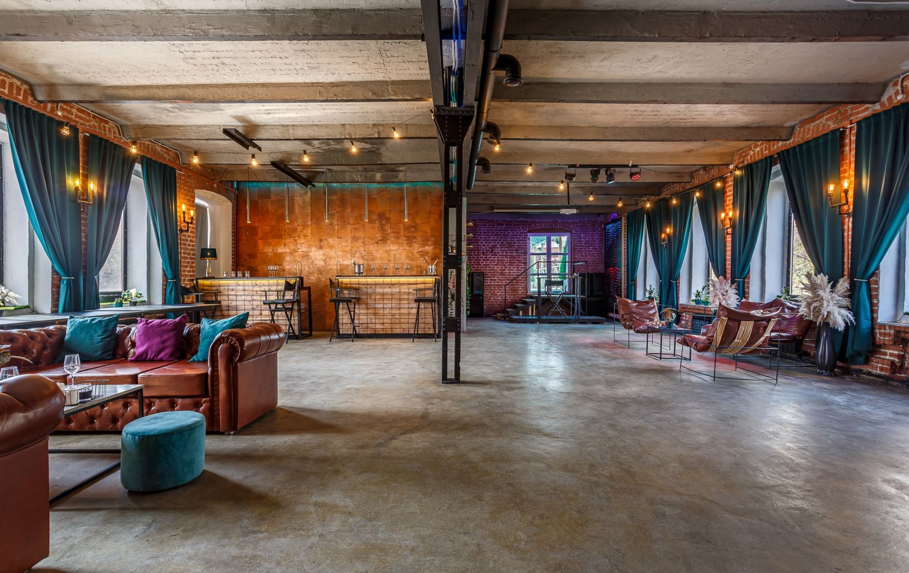 Барная стойка лофта CUPRUM