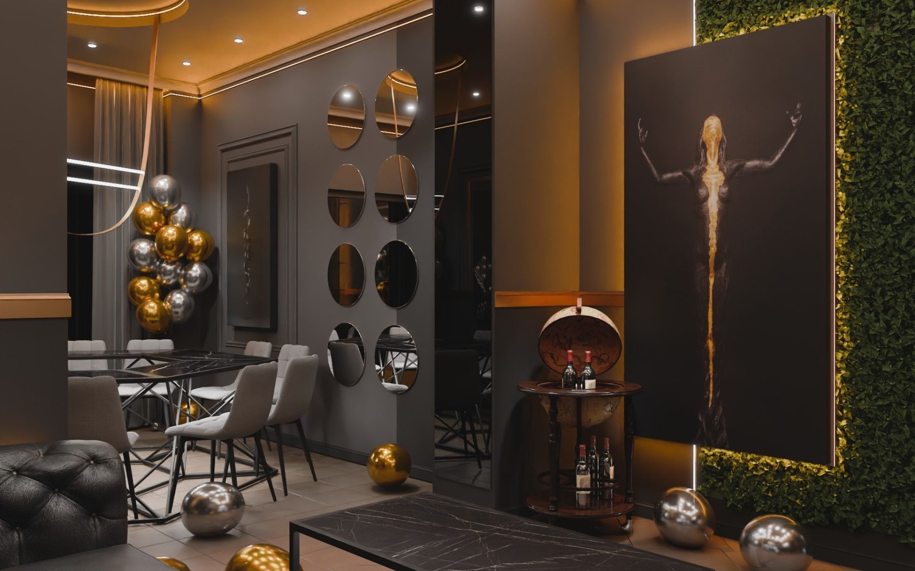 Лофт с верандой на крыше в Москве