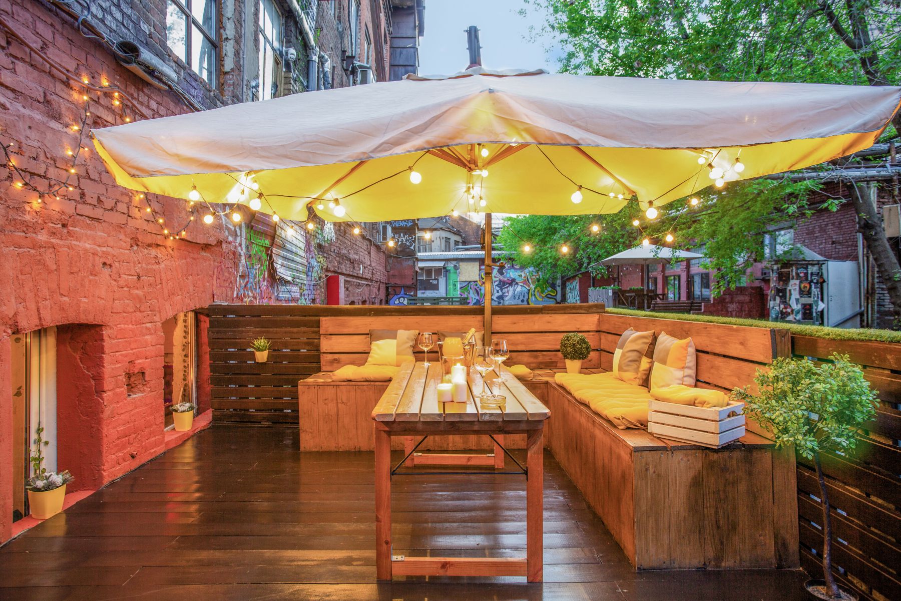 Веранда лофта Lucky Ducky на Электрозаводской