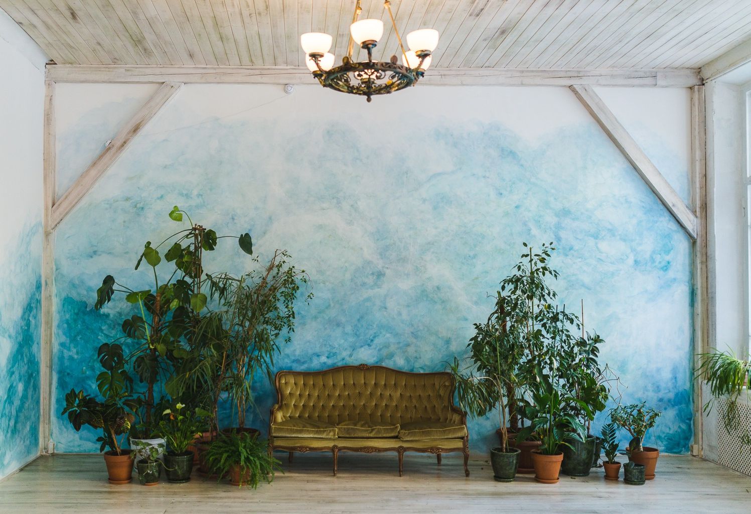 Обстановка для праздника в Эвено