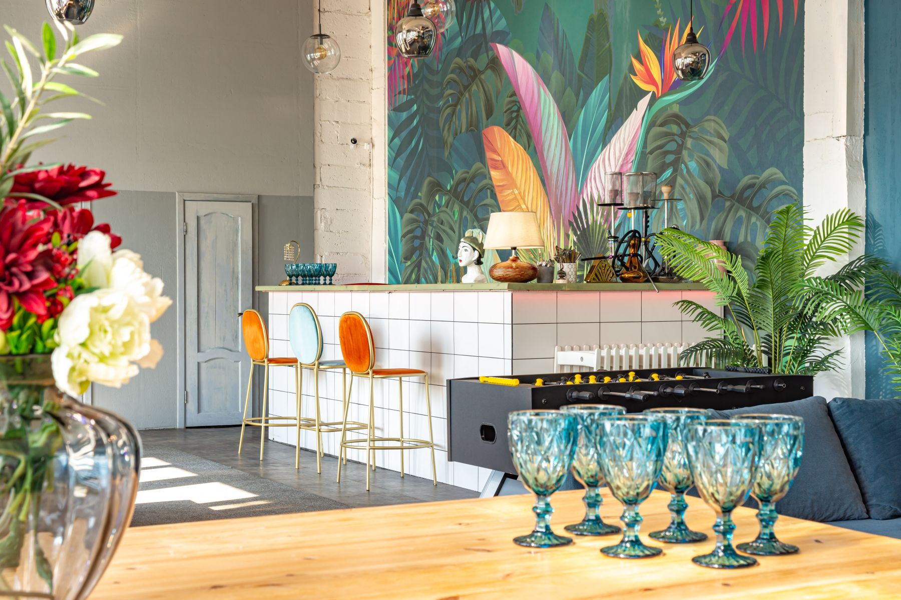 Интерьер лофта на Электрозаводской