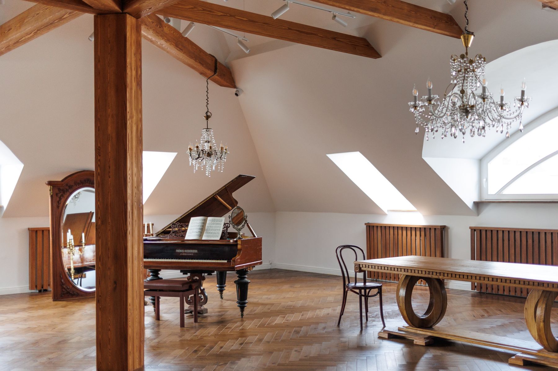 Освещение и интерьер лофта Mark IV