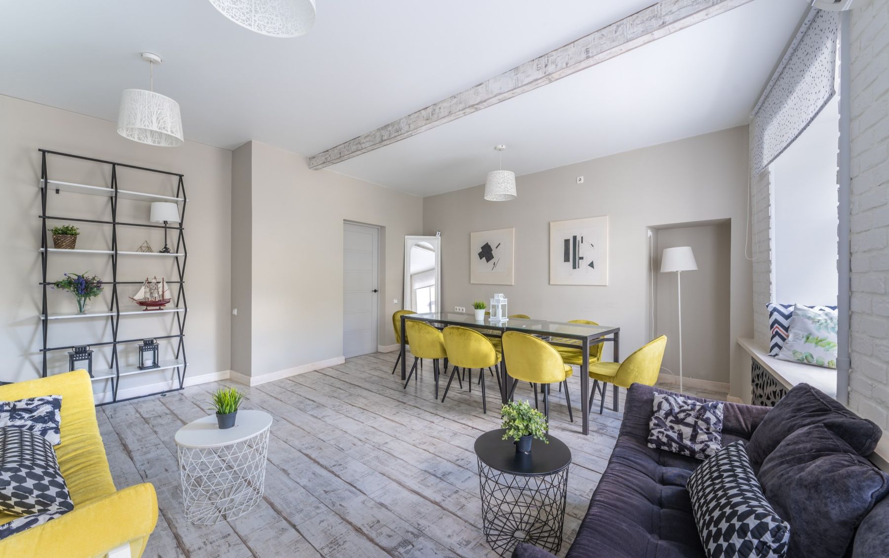 Лофт Малевич - интерьер с дизайнерскими элементами