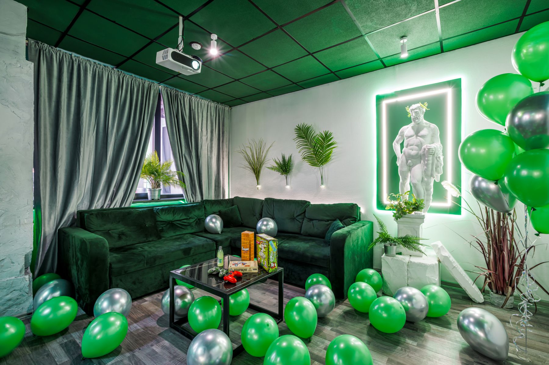 Стильный интерьер лофта Гринвуд