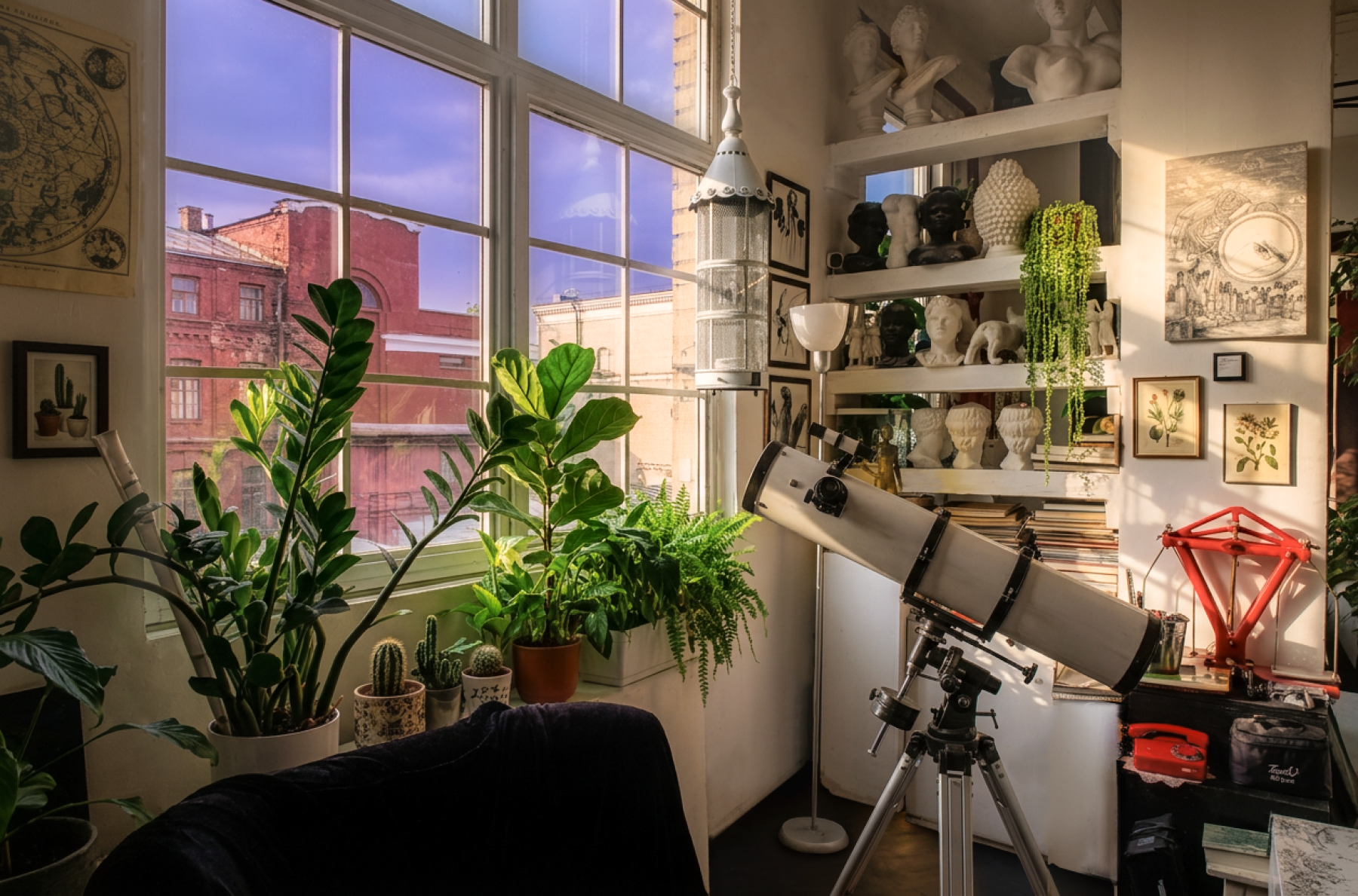 Зона для отдыха в лофте Secret Gallery