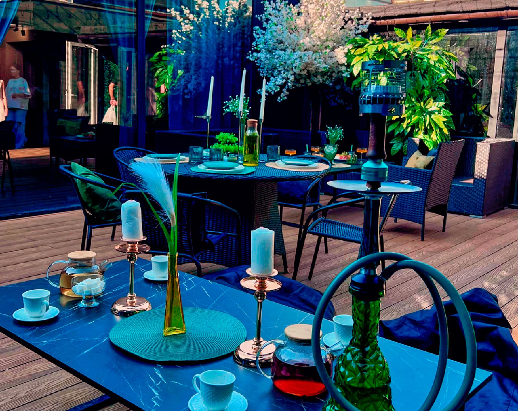 Неоновая подсветка в лофте