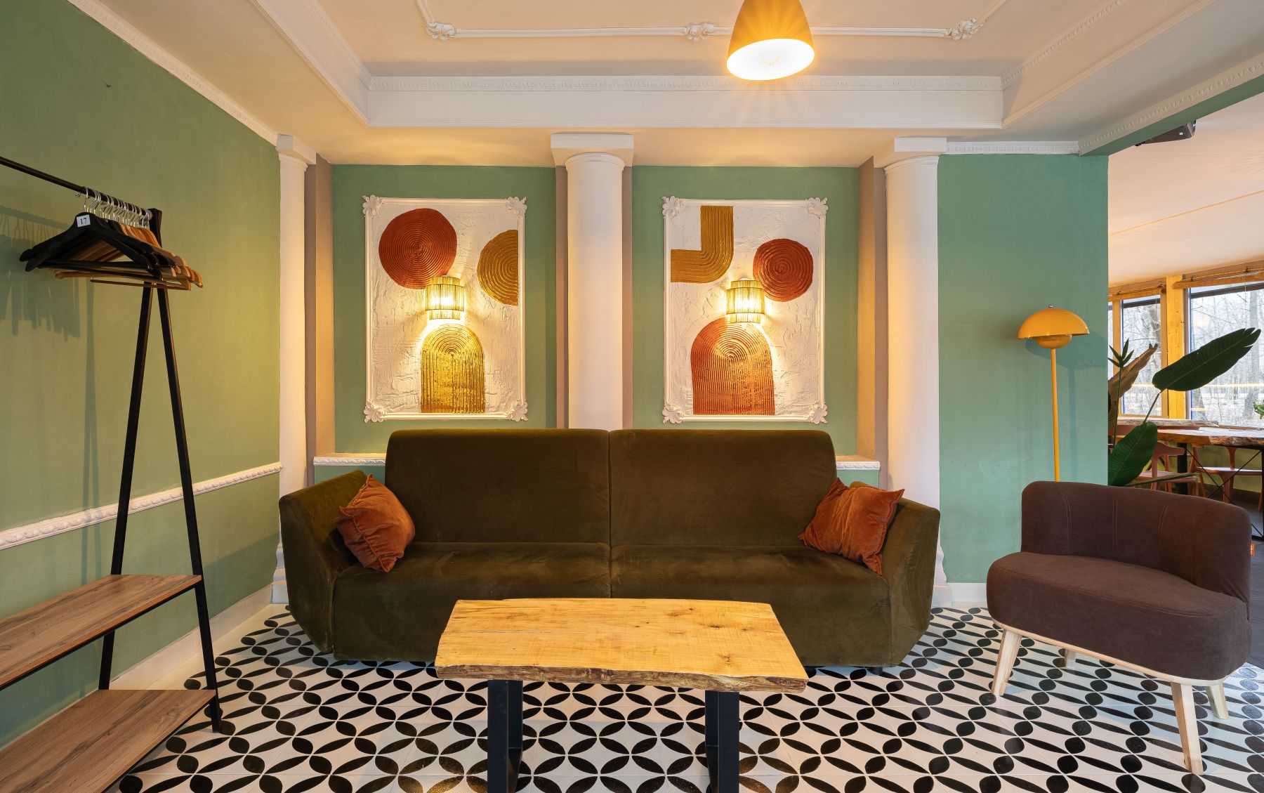 Лофт Виола Западная - уютная зона отдыха