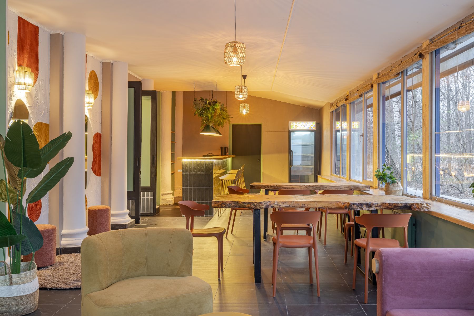 Интерьер лофта Виола Западная