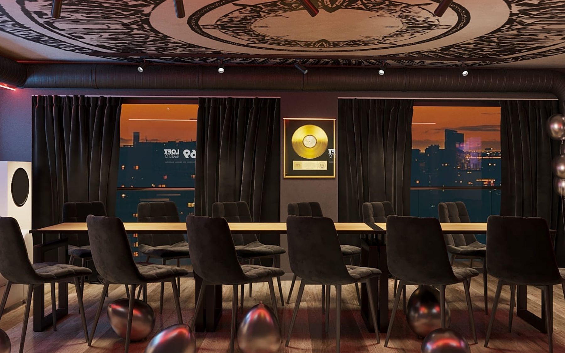 Стильный лофт с верандой в Москве