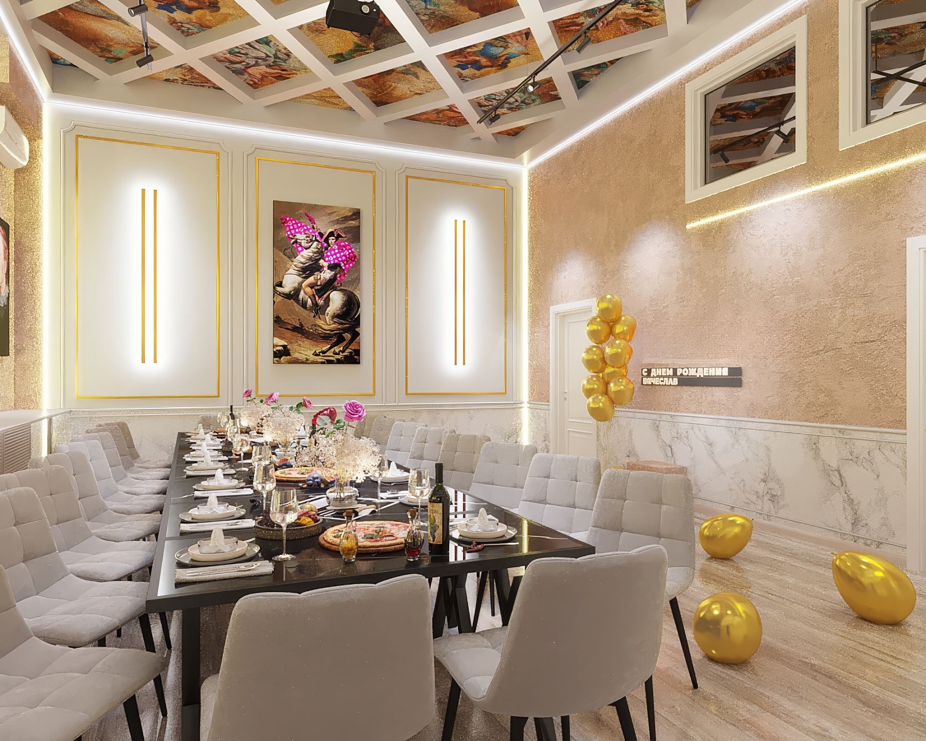 Лаундж-зона лофта Миллениум