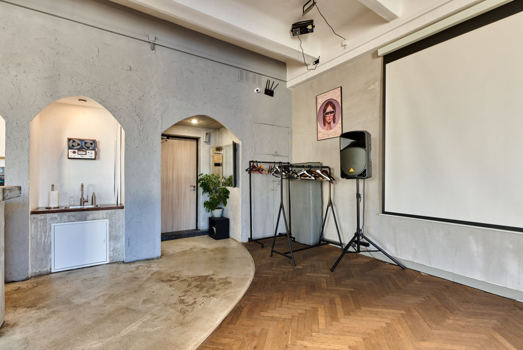 Комфортная зона отдыха в лофте