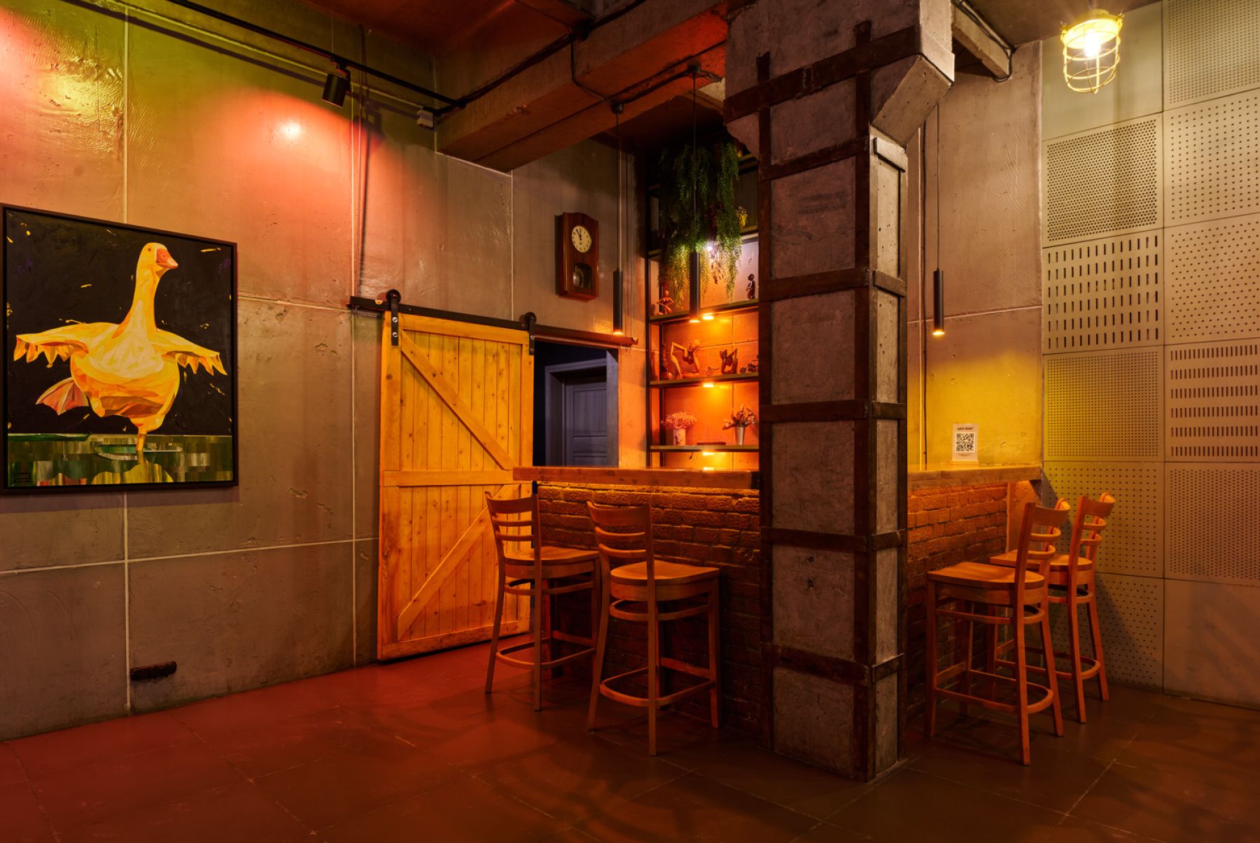 Зона для отдыха в лофте, Варшавское шоссе