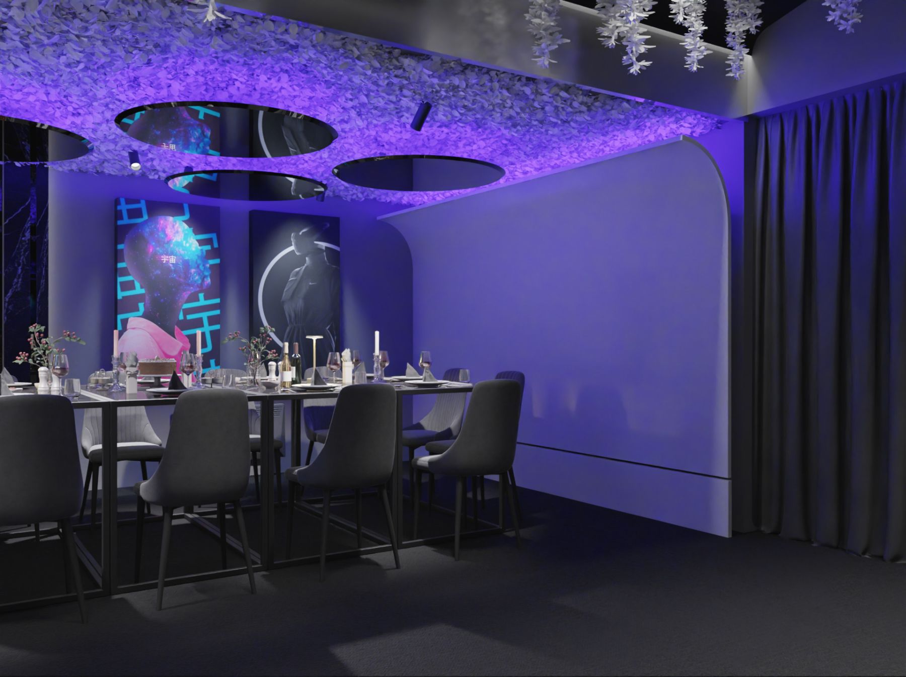 Караоке-зона в дизайнерском лофте