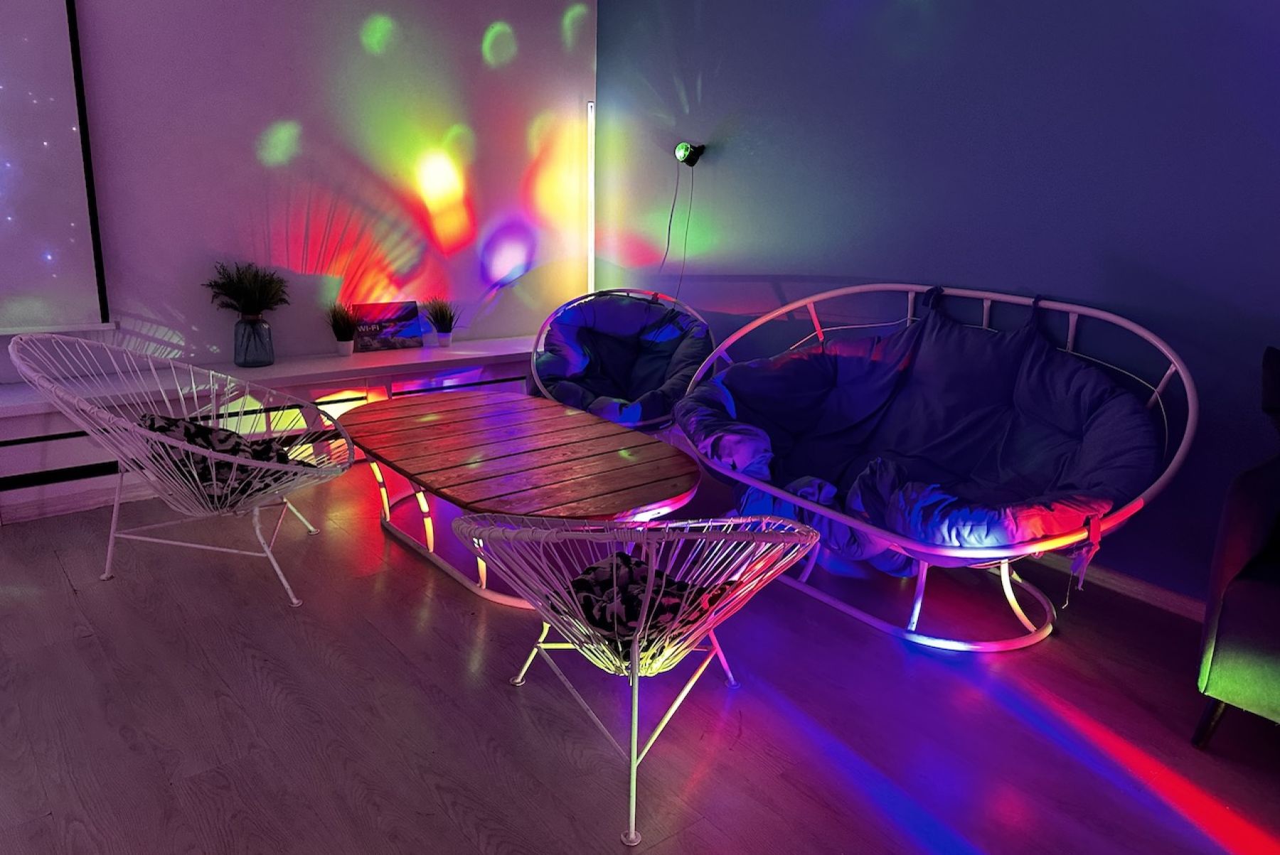 Зона отдыха в лофте Облака на Бауманской