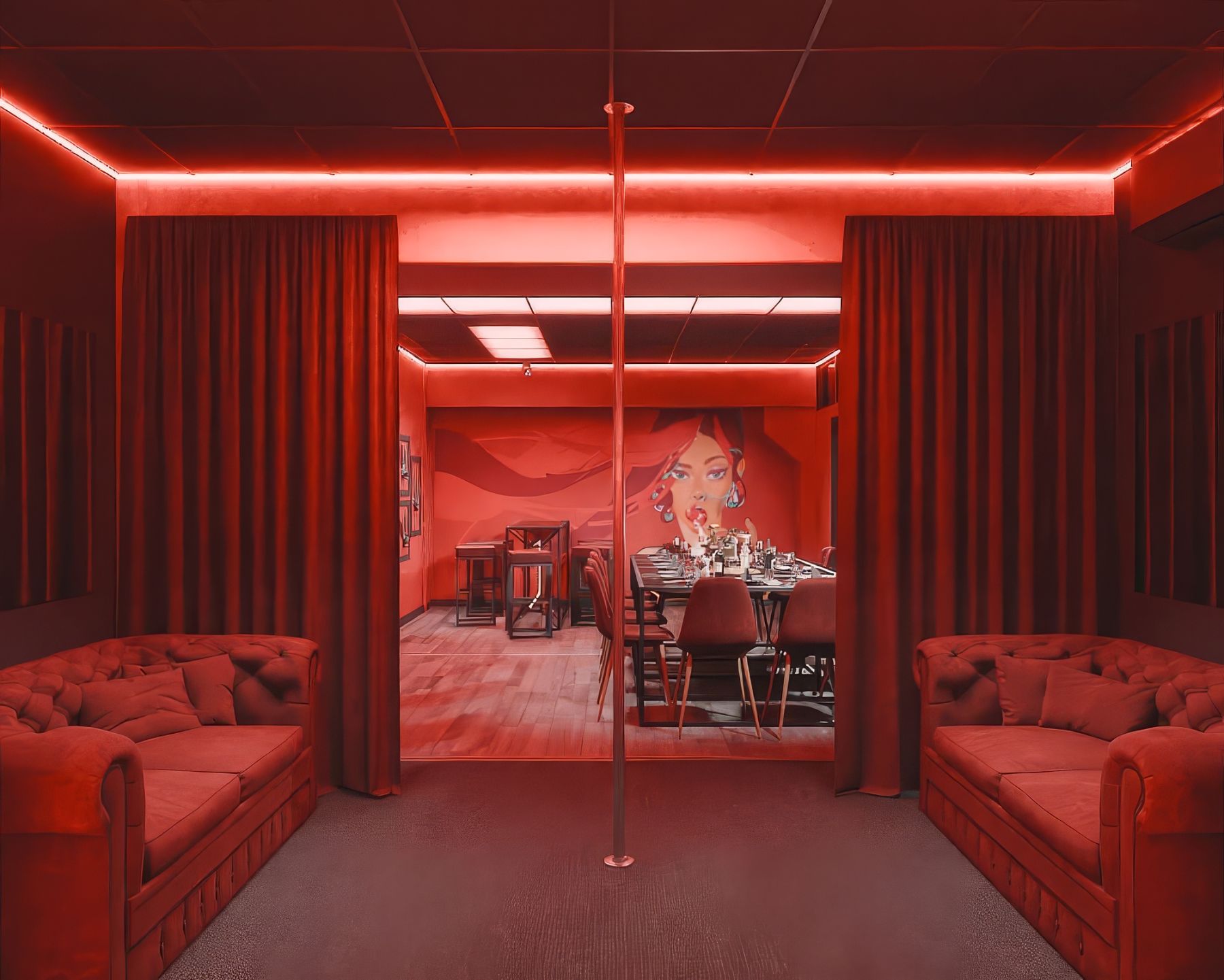 Панорамный вид из лофта