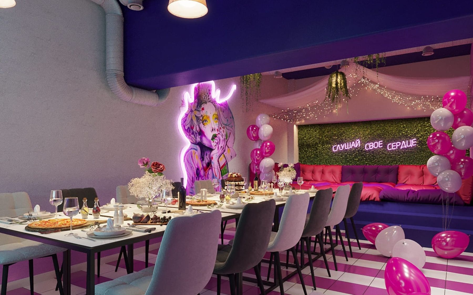 Лофт на Бауманской - интерьер