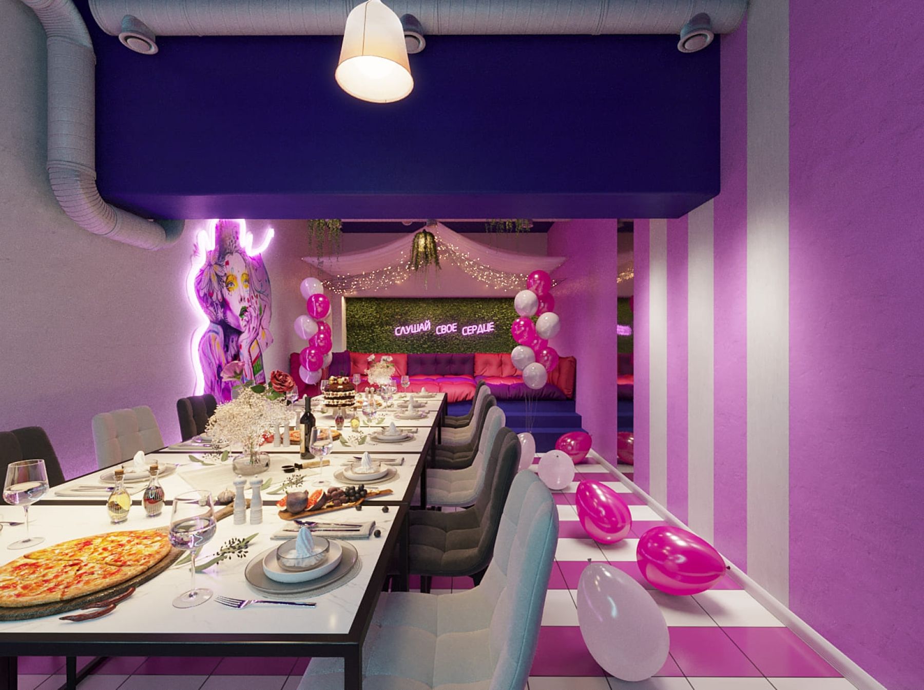 Лофт на Бауманской - зона для отдыха