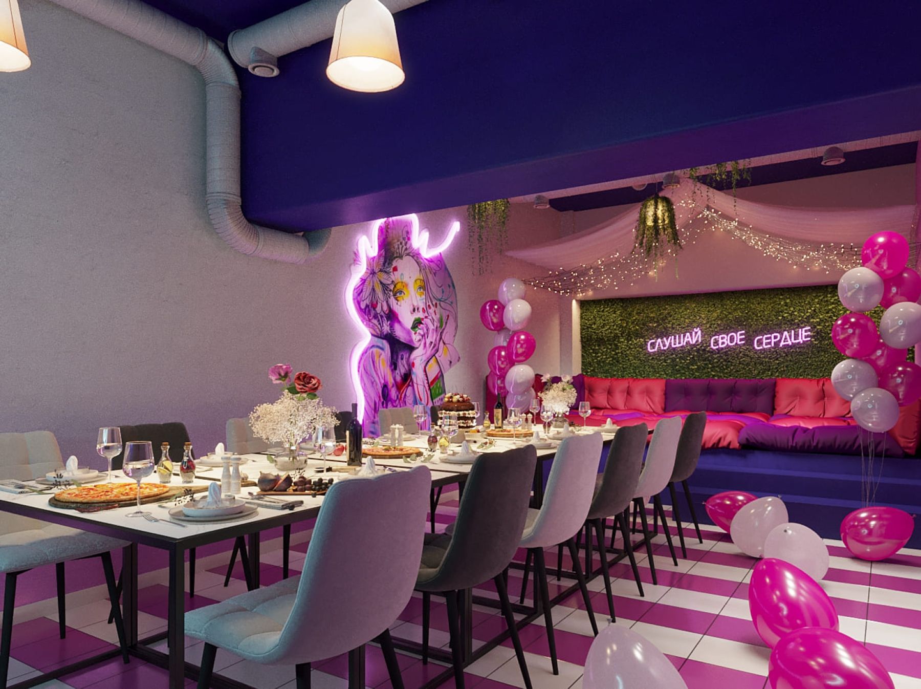 Лофт на Бауманской - зона для танцев