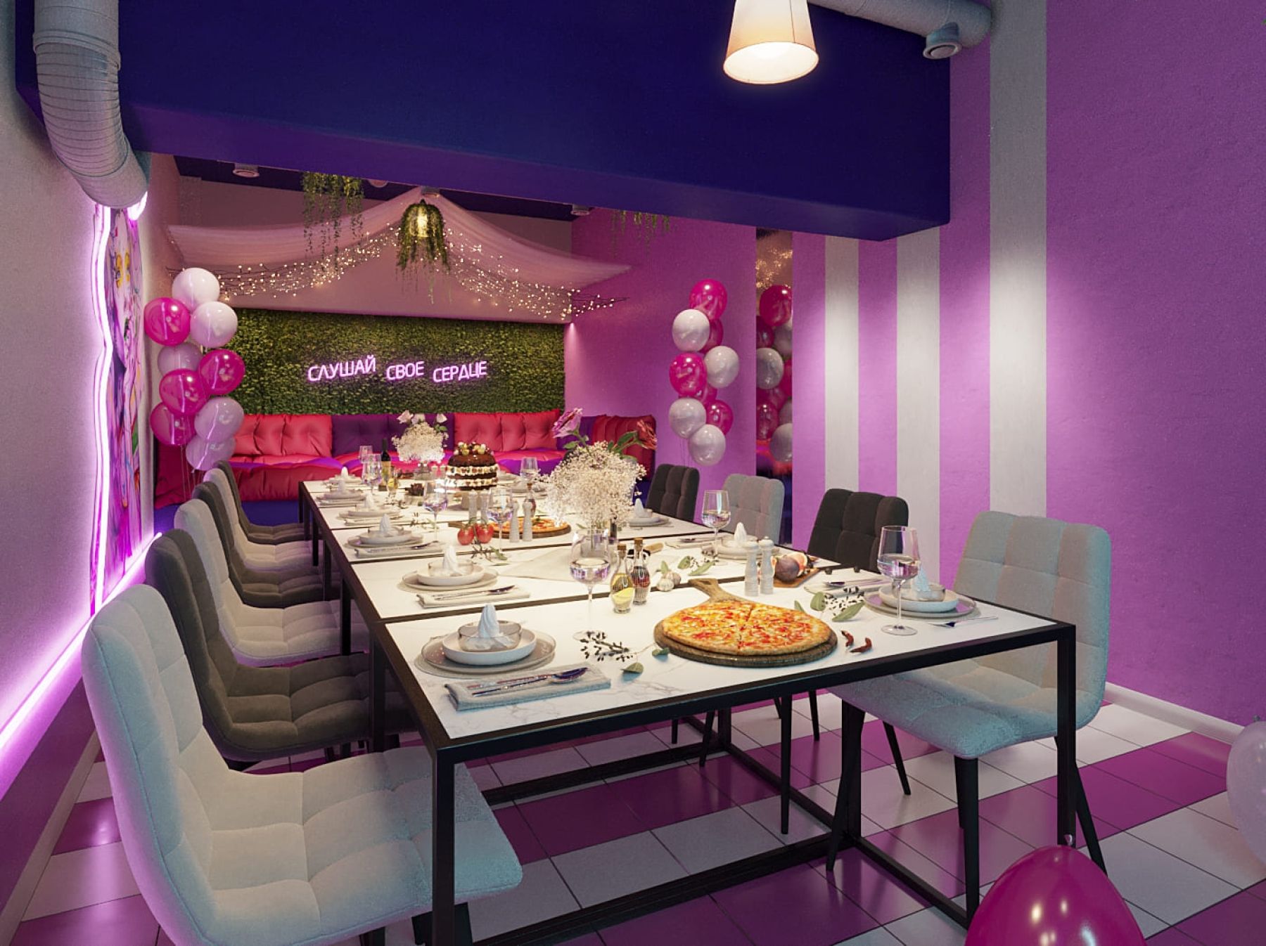 Лофт на Бауманской - стильный декор