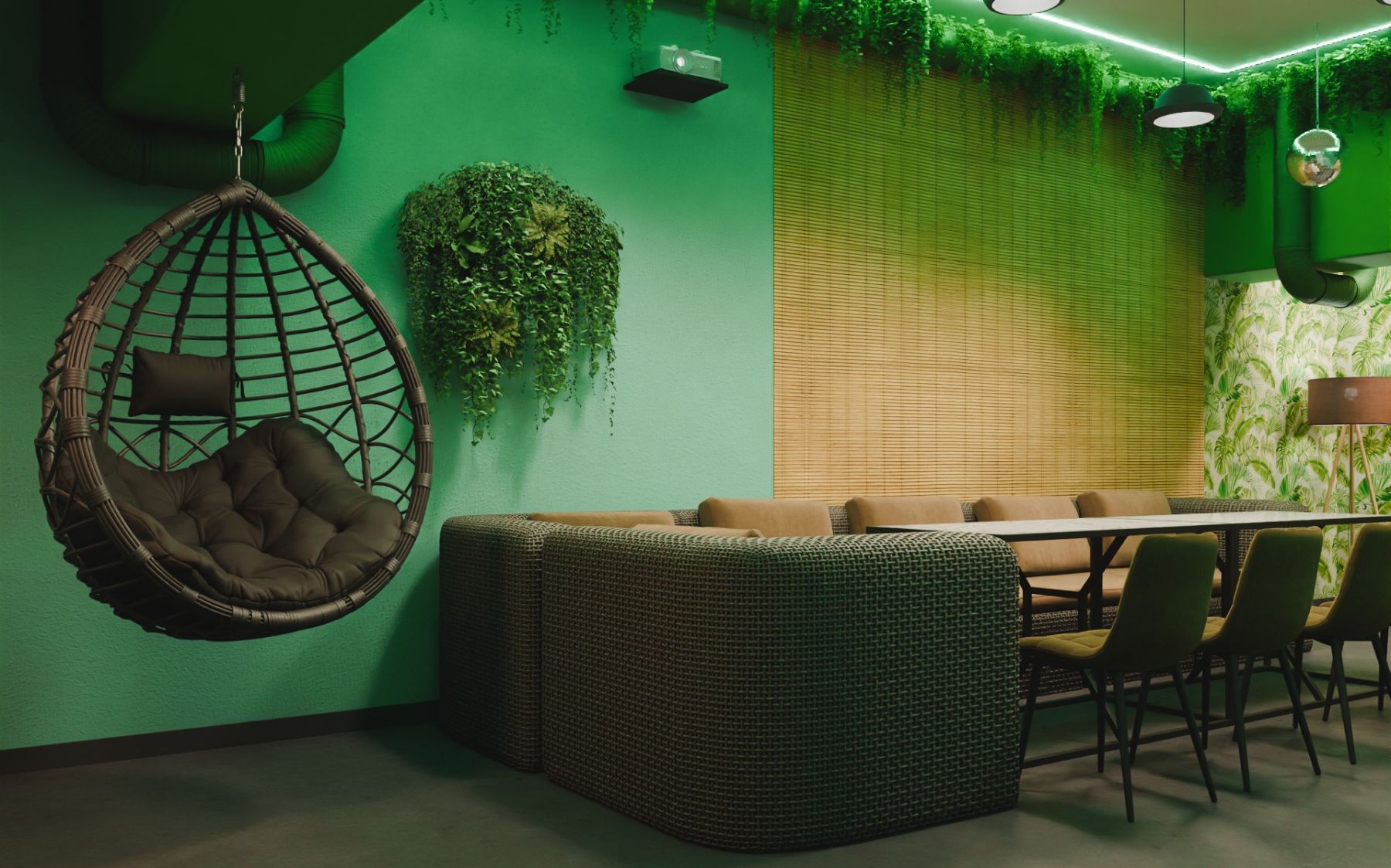 Бохо-лофт на Бауманской с уютным интерьером