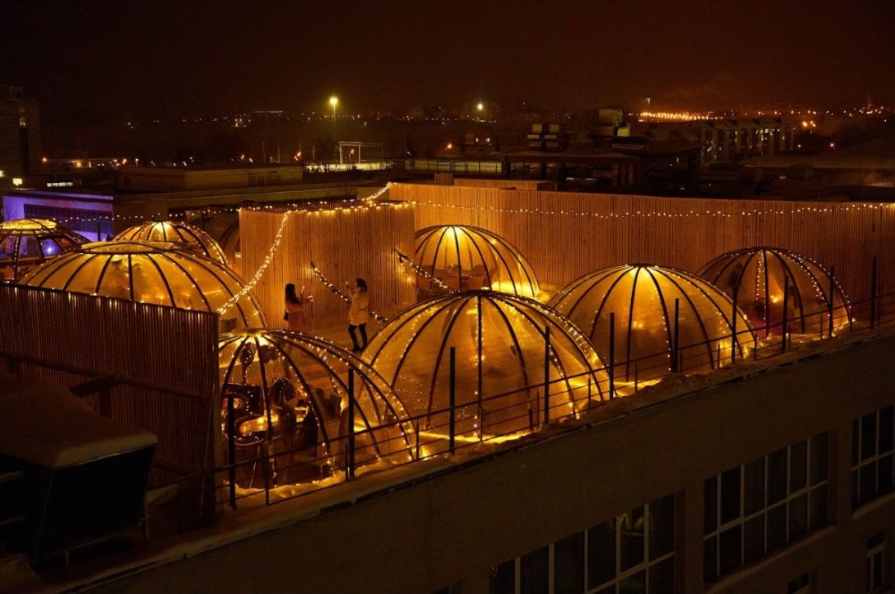 Еда в ресторане Igloobar