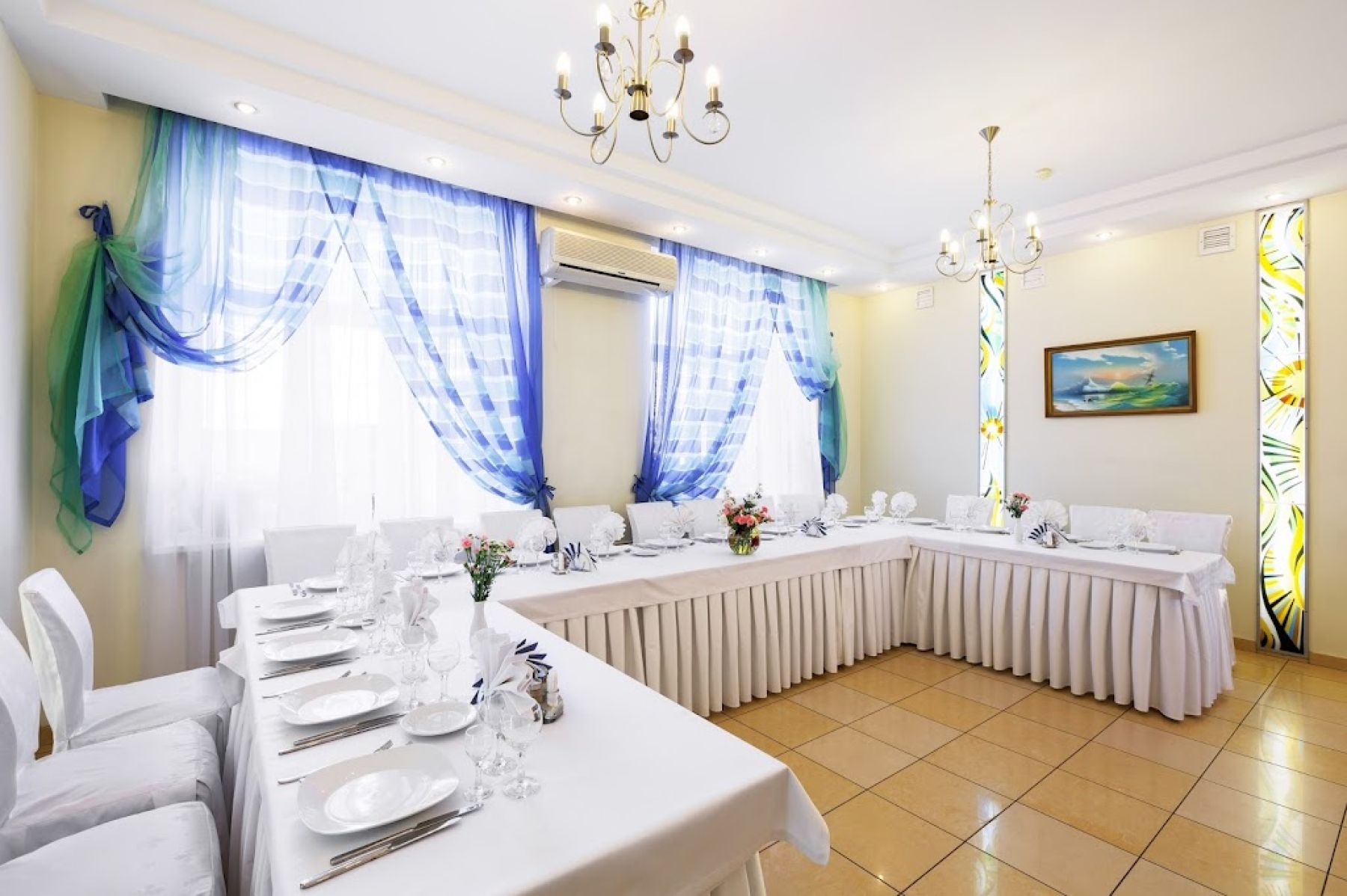 Банкетный зал «Волга», оформление